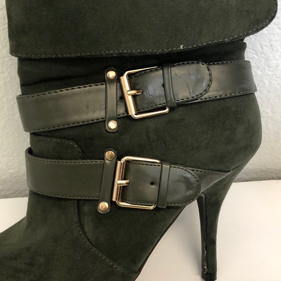 SOLD Rampage faux suede booties ankle boots heels - Picture 3 of 8